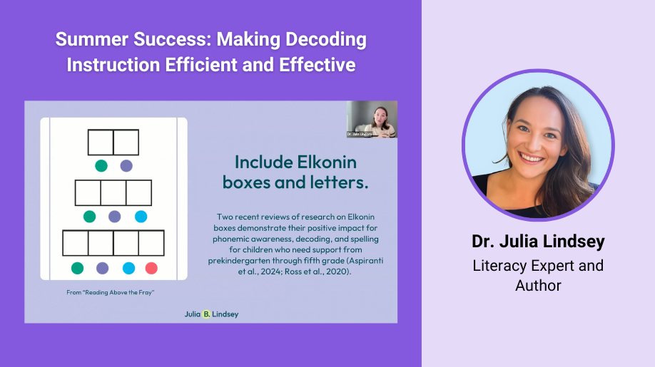 Summer Success_ Making Decoding Instruction Efficient and Effective with Dr. Julia Lindsey